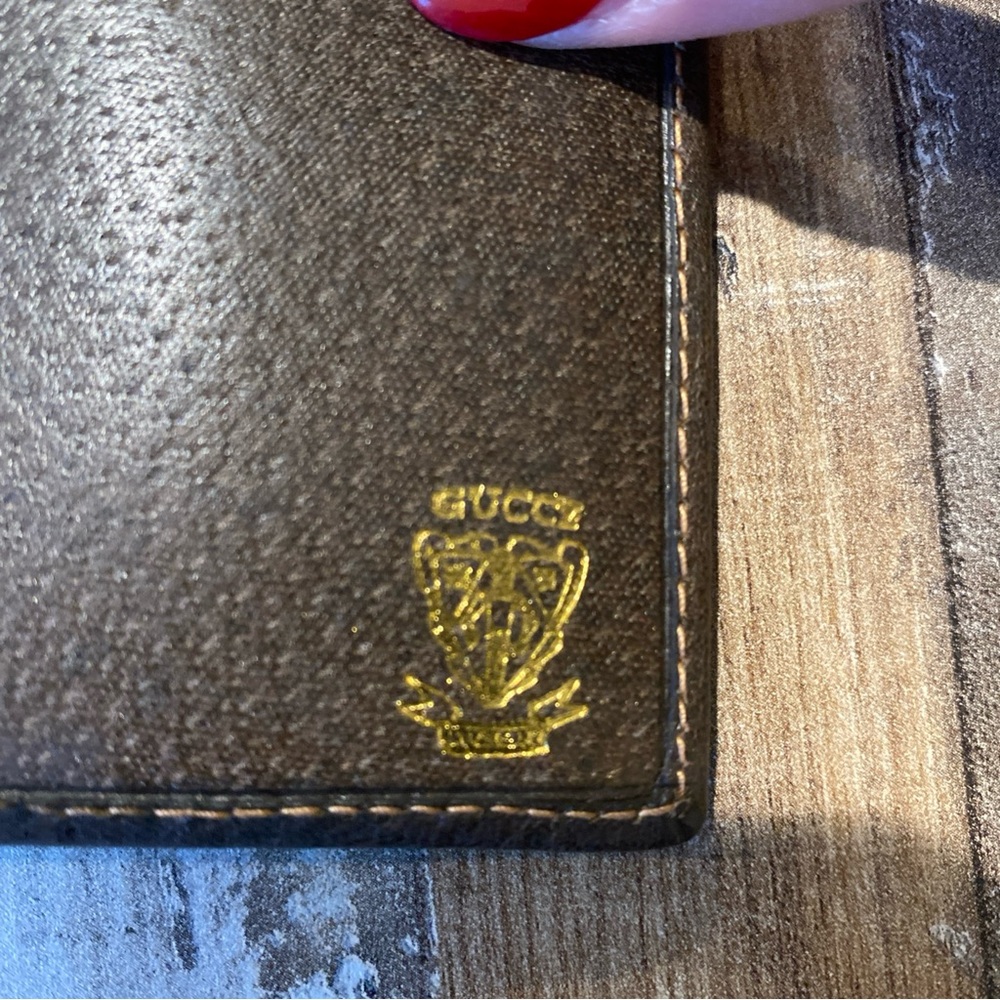 Gucci Beige/Brown GG Supreme Continental Wallet with Gold Hardware - Picture 4 of 16